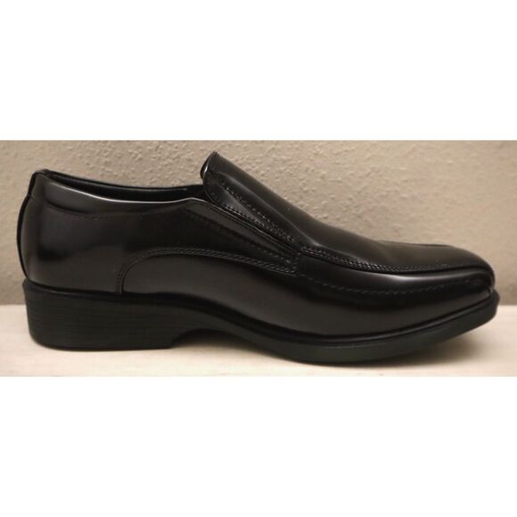 Bruno Marc Men's Sz 10W Black Patent Leather Cambridge-05 Slip-On Dress Loafers - Picture 6 of 15